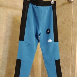 The North Face Blue and Black Te